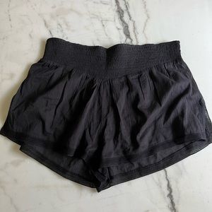Free People Intimately Black Shorts